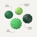 Mindful Focus Sensory Balls – 6 Textures for Calm & Clarity