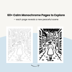 Winter Calm Edition – A one-color drawing ritual for inner peace and slow winter days