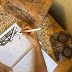 Winter Calm Edition – A one-color drawing ritual for inner peace and slow winter days