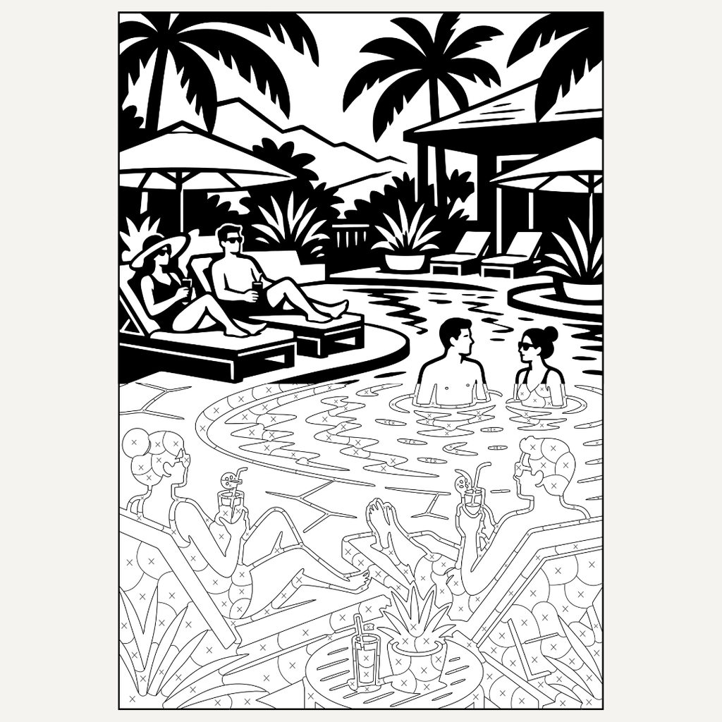 Everyday Escape Edition – A one-color drawing ritual for inner calm and everyday stillness