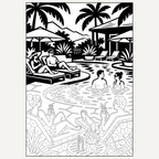 Everyday Escape Edition – A one-color drawing ritual for inner calm and everyday stillness