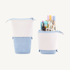 Corduroy Standing Pencil Case – Minimal Desk Organizer