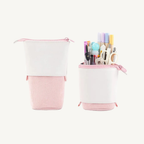 Corduroy Standing Pencil Case – Minimal Desk Organizer