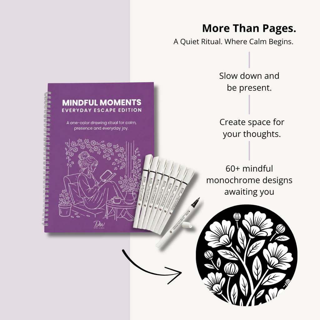 Everyday Escape Edition – A one-color drawing ritual for inner calm and everyday stillness