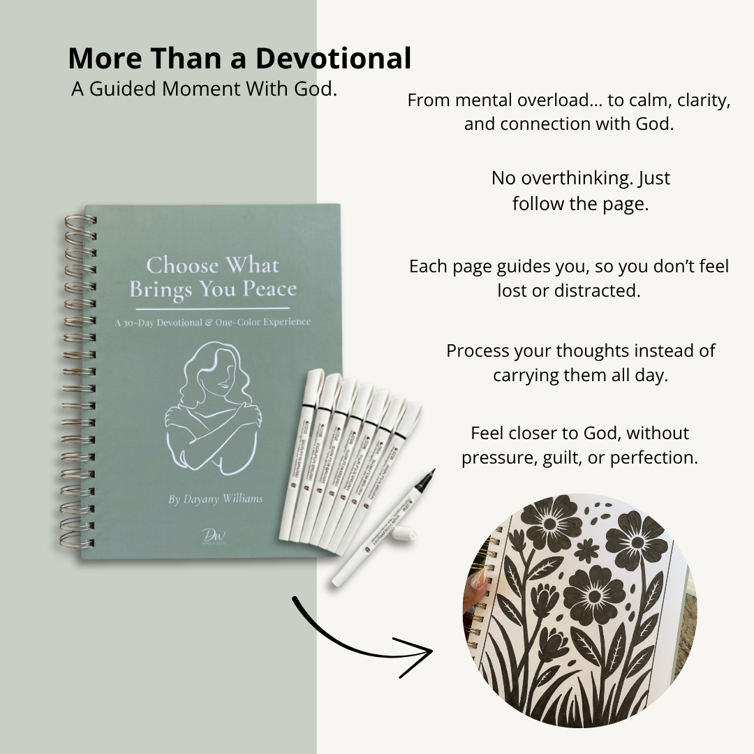 Choose What Brings You Peace – A 30-Day Devotional Coloring Journey