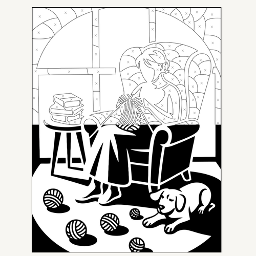 Classic Edition – A one-color drawing ritual for inner calm and everyday stillness