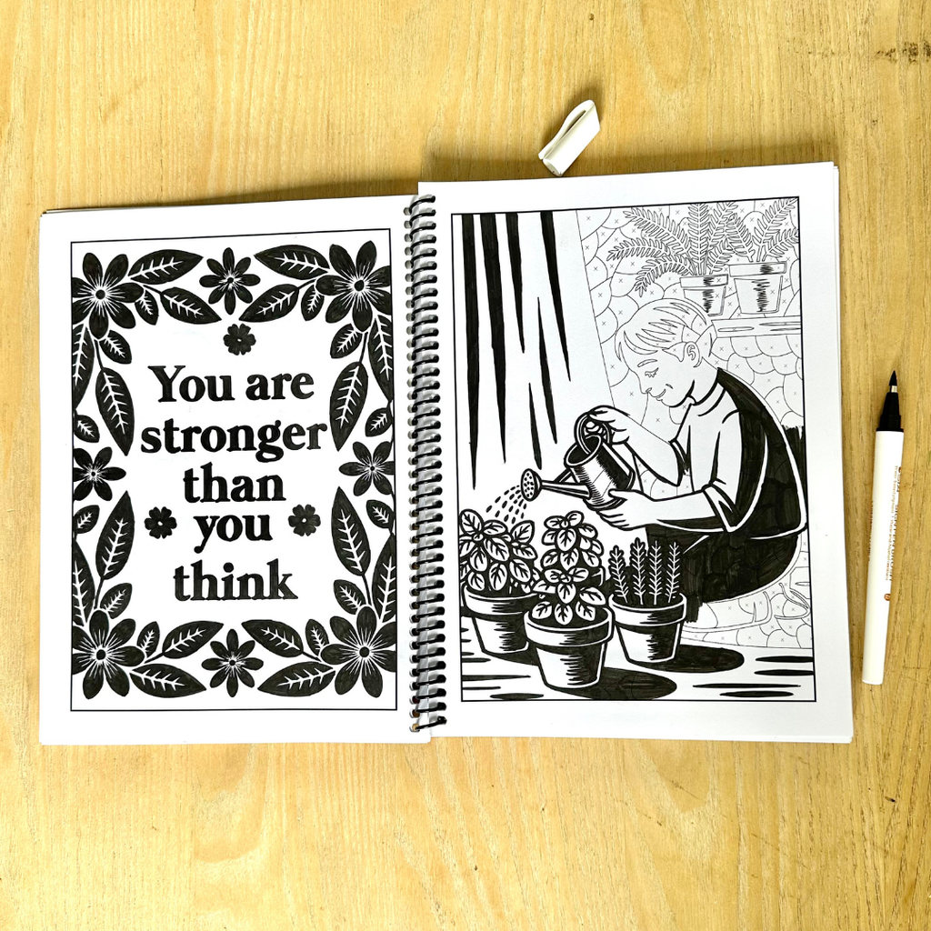 Classic Edition – A one-color drawing ritual for inner calm and everyday stillness