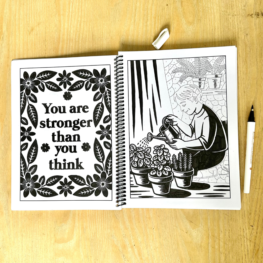 Classic Edition – A one-color drawing ritual for inner calm and everyday stillness