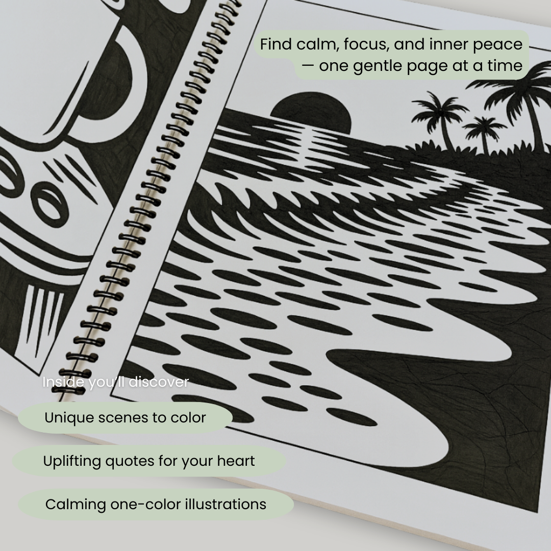 Classic Edition – A one-color drawing ritual for inner calm and everyday stillness