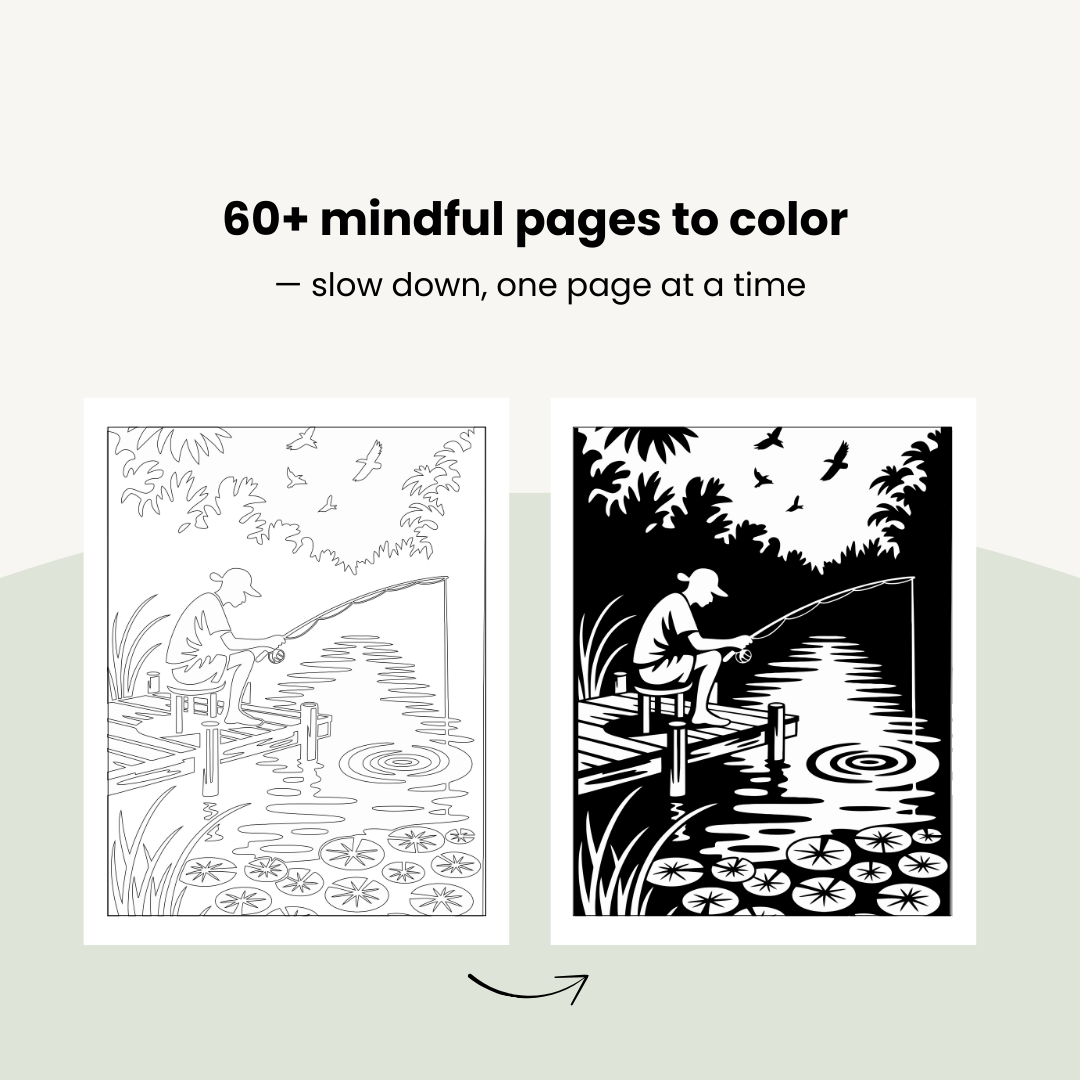 Classic Edition – A one-color drawing ritual for inner calm and everyday stillness