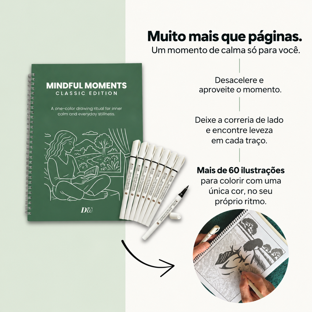 Edição Clássica – Uma nova forma de colorir. Uma só cor. Menos escolhas. Mais calma.